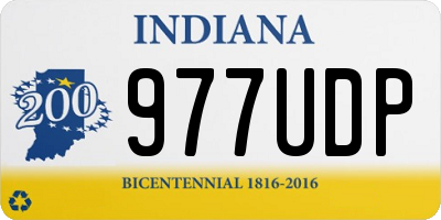 IN license plate 977UDP