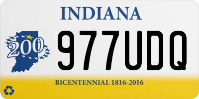 IN license plate 977UDQ