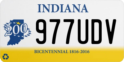 IN license plate 977UDV