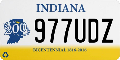 IN license plate 977UDZ