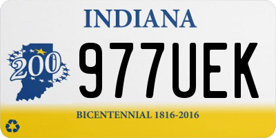 IN license plate 977UEK