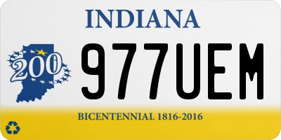 IN license plate 977UEM