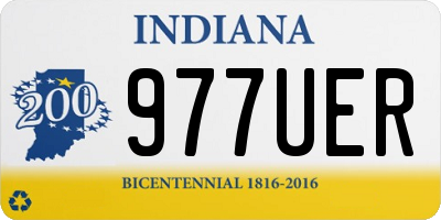 IN license plate 977UER