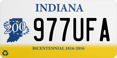 IN license plate 977UFA
