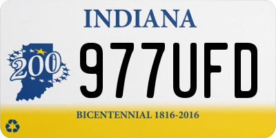 IN license plate 977UFD