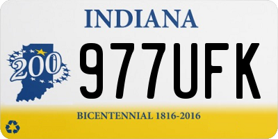 IN license plate 977UFK