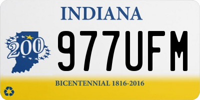 IN license plate 977UFM