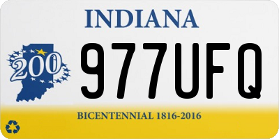 IN license plate 977UFQ