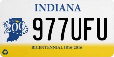 IN license plate 977UFU