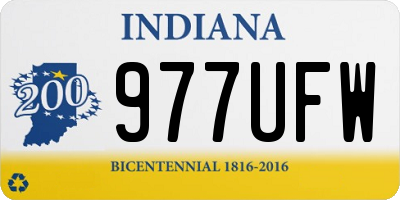 IN license plate 977UFW