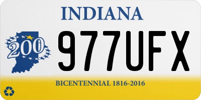 IN license plate 977UFX