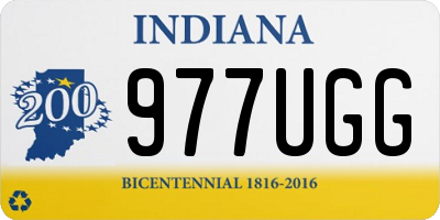 IN license plate 977UGG
