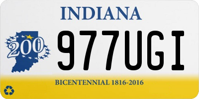 IN license plate 977UGI