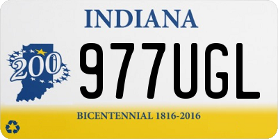 IN license plate 977UGL