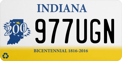 IN license plate 977UGN