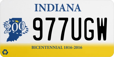 IN license plate 977UGW