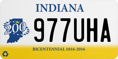 IN license plate 977UHA