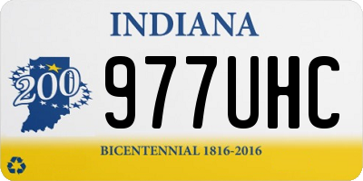 IN license plate 977UHC