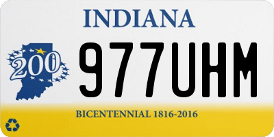 IN license plate 977UHM