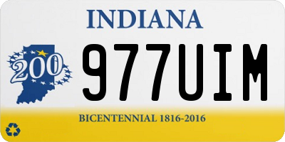 IN license plate 977UIM