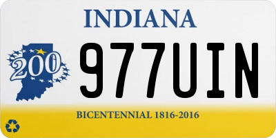IN license plate 977UIN