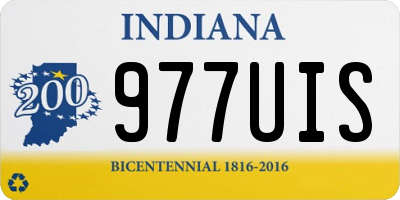 IN license plate 977UIS