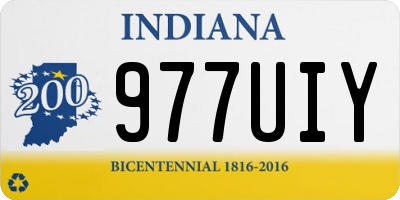 IN license plate 977UIY
