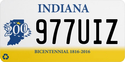 IN license plate 977UIZ