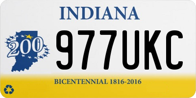IN license plate 977UKC