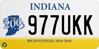IN license plate 977UKK