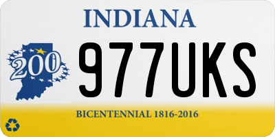 IN license plate 977UKS