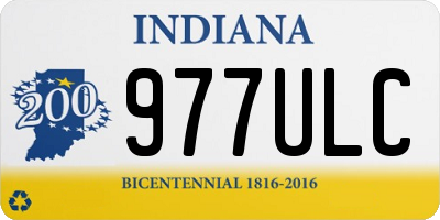 IN license plate 977ULC