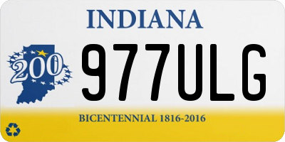 IN license plate 977ULG