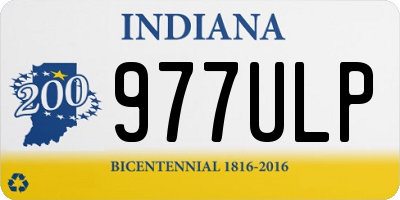 IN license plate 977ULP