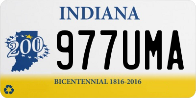 IN license plate 977UMA