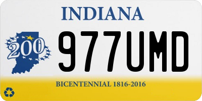 IN license plate 977UMD