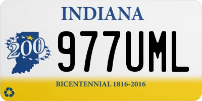 IN license plate 977UML