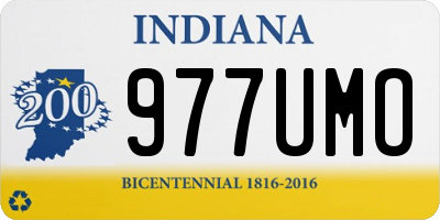 IN license plate 977UMO