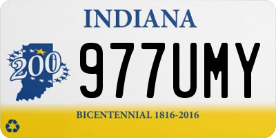 IN license plate 977UMY
