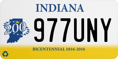 IN license plate 977UNY