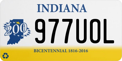 IN license plate 977UOL