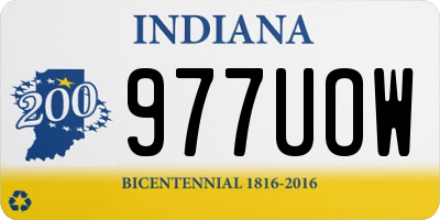 IN license plate 977UOW