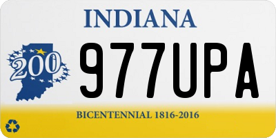 IN license plate 977UPA