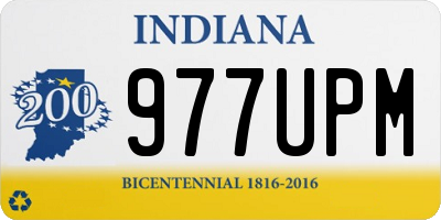 IN license plate 977UPM