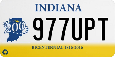 IN license plate 977UPT