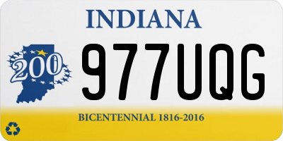 IN license plate 977UQG
