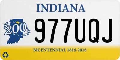 IN license plate 977UQJ