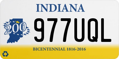IN license plate 977UQL