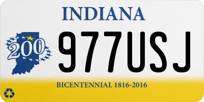 IN license plate 977USJ