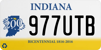 IN license plate 977UTB